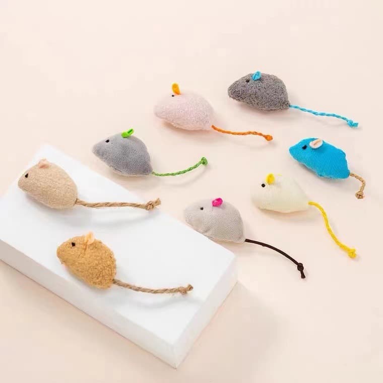 猫 おもちゃ もふもふねずみの猫じゃらし