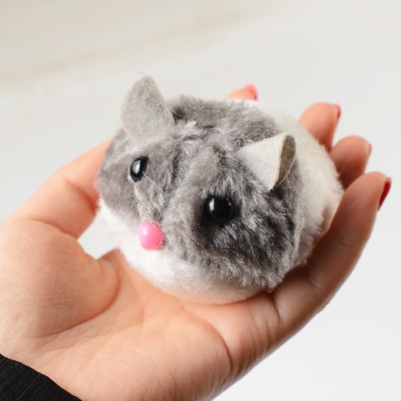 猫 おもちゃ ふわもこねずみのおもちゃ