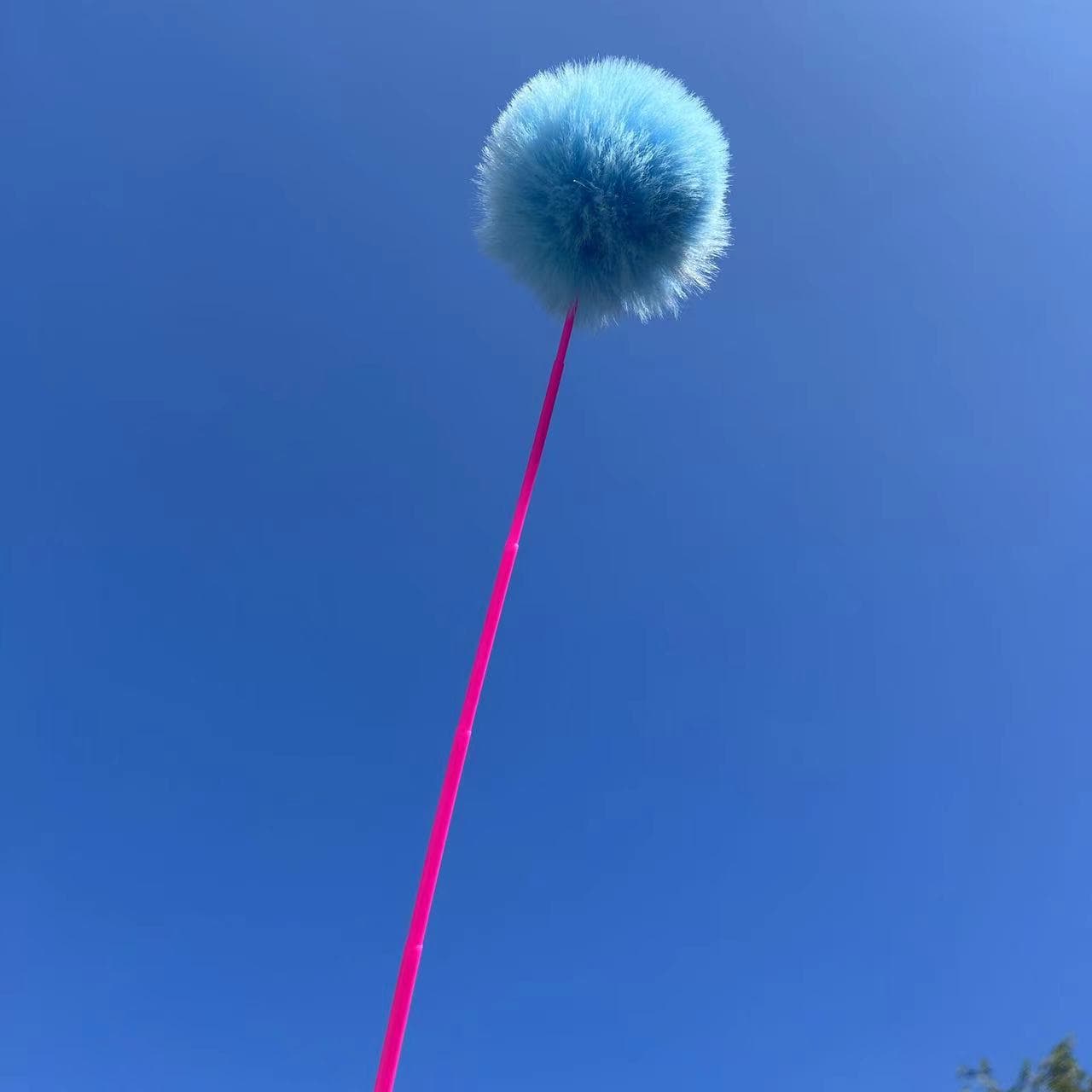 猫 おもちゃ ふわもこポンポン猫じゃらし