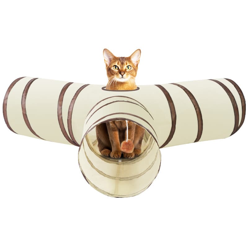 猫 おもちゃ くるくるトンネル猫じゃらし遊び場