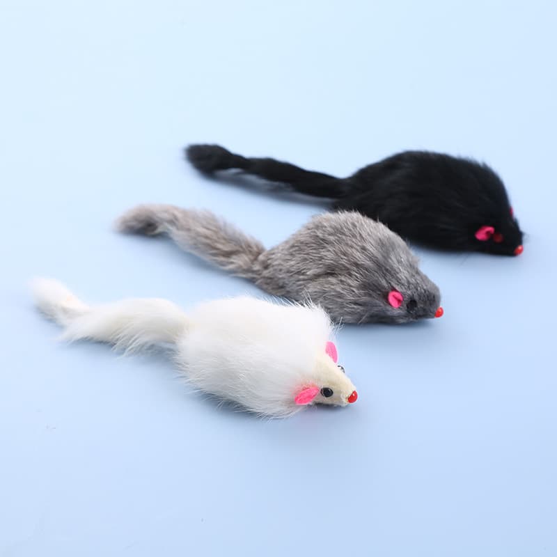 猫 おもちゃ もふもふ ロングテール ねずみおもちゃ