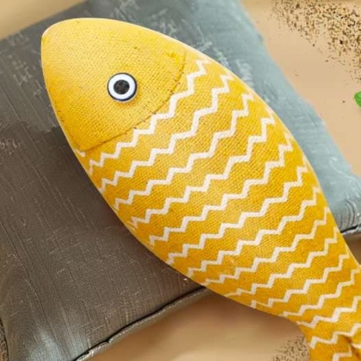 猫 おもちゃ やわらか魚型 むにむに猫じゃらし