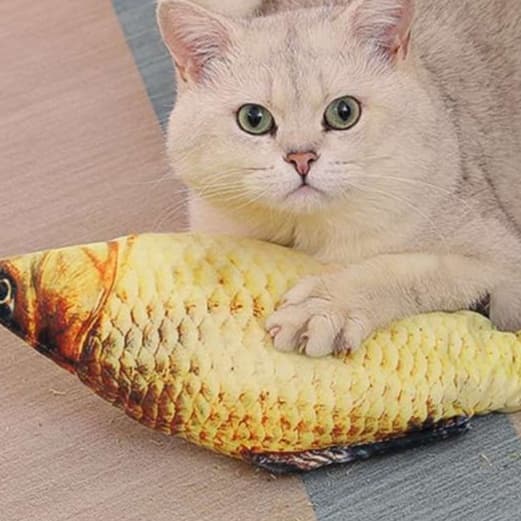猫 おもちゃ おさかなぬいぐるみ 猫じゃらし