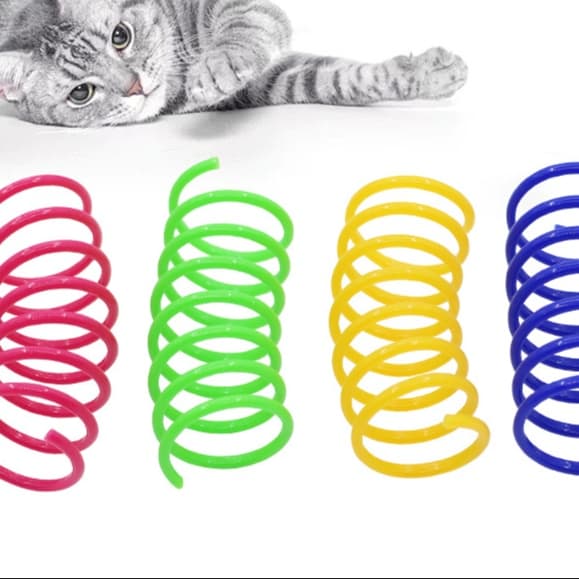猫 おもちゃ ゆらゆらスプリング猫じゃらし