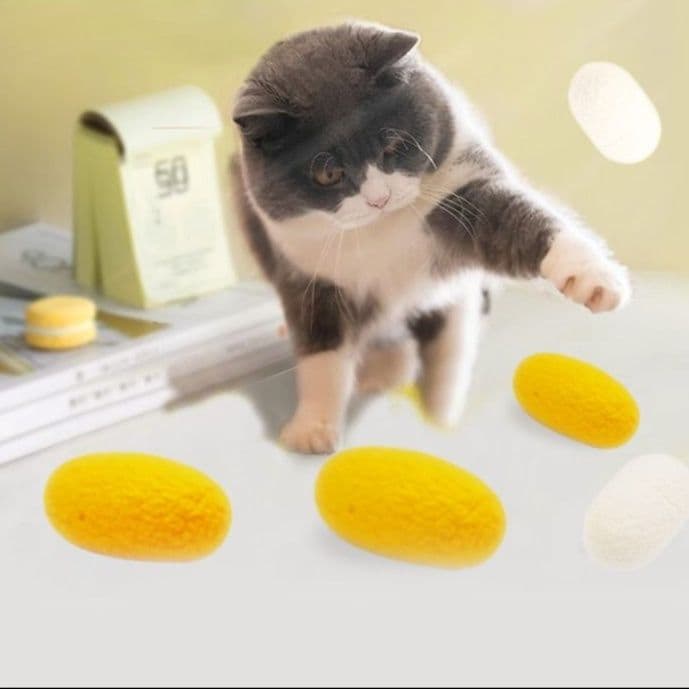 猫 おもちゃ またたび配合 癒しの遊び玉