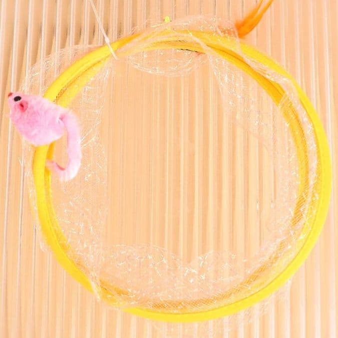 猫 おもちゃ トンネル型じゃらし 遊びの追跡者