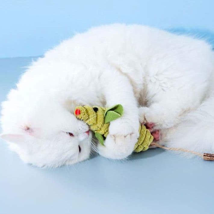 猫 おもちゃ 自然派ネズミの猫じゃらし