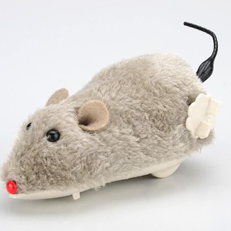 猫 おもちゃ ぬいぐるみ風ネズミの電動おもちゃ
