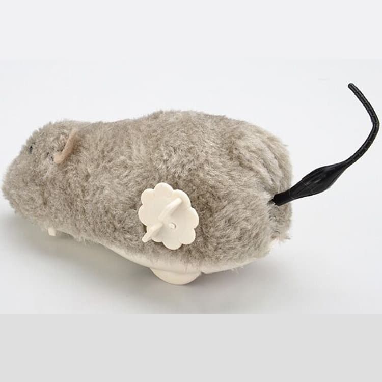 猫 おもちゃ ぬいぐるみ風ネズミの電動おもちゃ