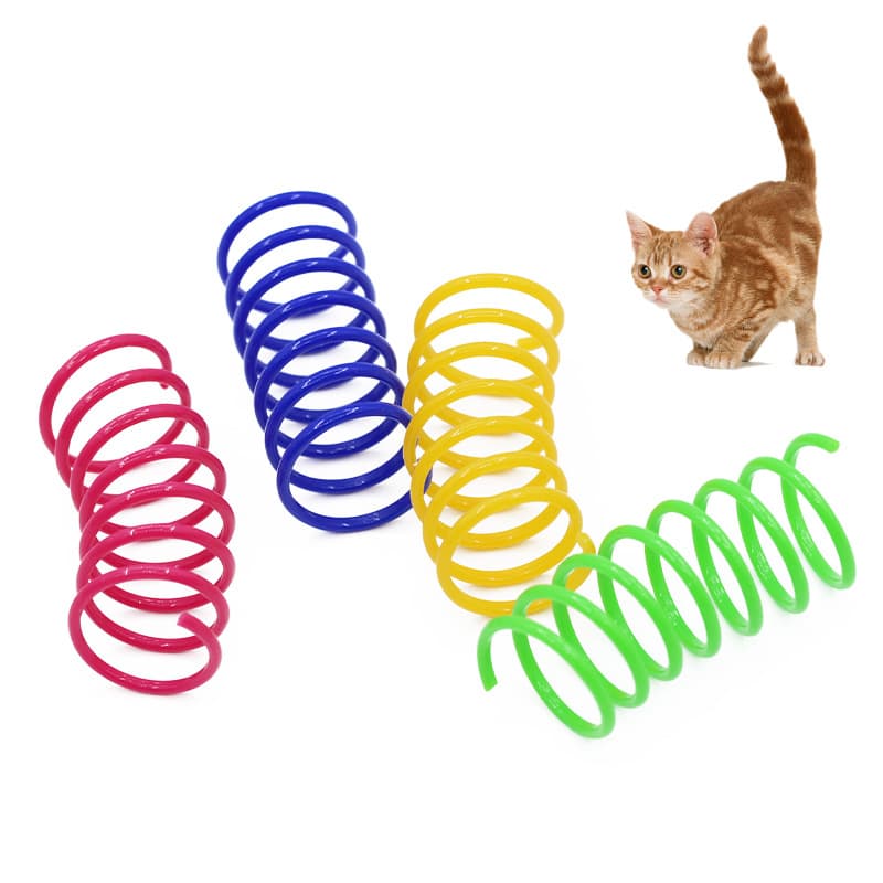 猫 おもちゃ ゆらゆらスプリング猫じゃらし